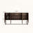 Unique 3D Wave Texture Sideboard with Marble-Like Sticker Counter Top