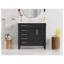 Meuble-lavabo simple 36 po avec plateau Dhananjay