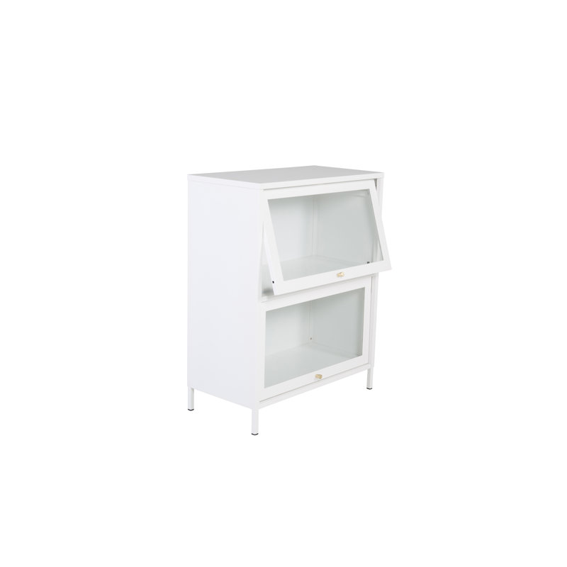 Isiah 80cm Wide Solid Wood File Cabinet, White