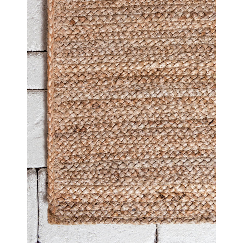 Meador Hand Braided Chindi Rugs, Stair Tread 0'9" x 2'6"