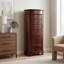 Armoire à bijoux autoportante ovale avec miroir Highfill-1418215887