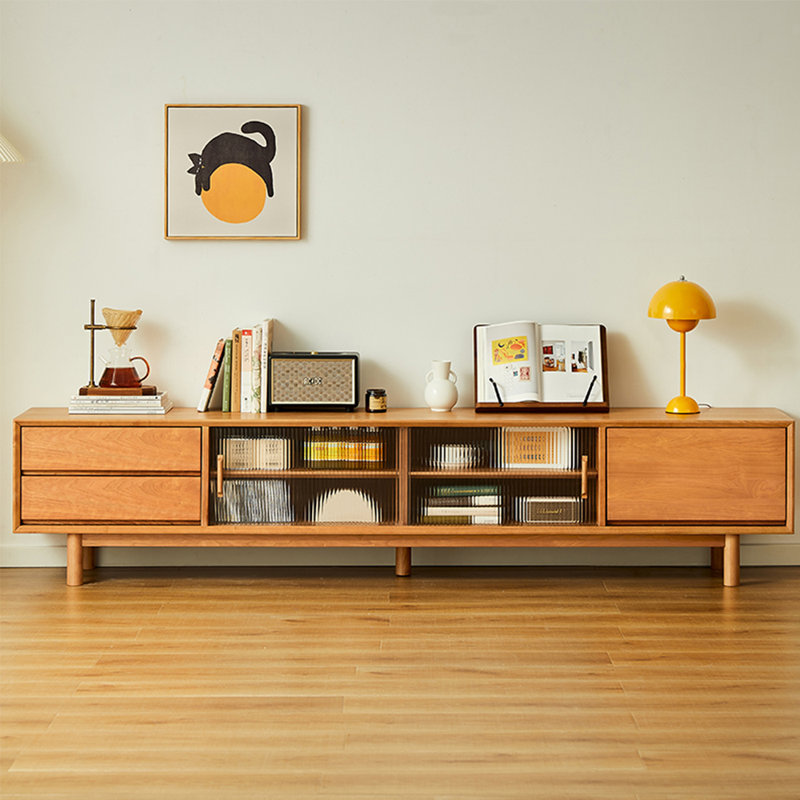 Meuble télé minimaliste de style américain, 86.61"