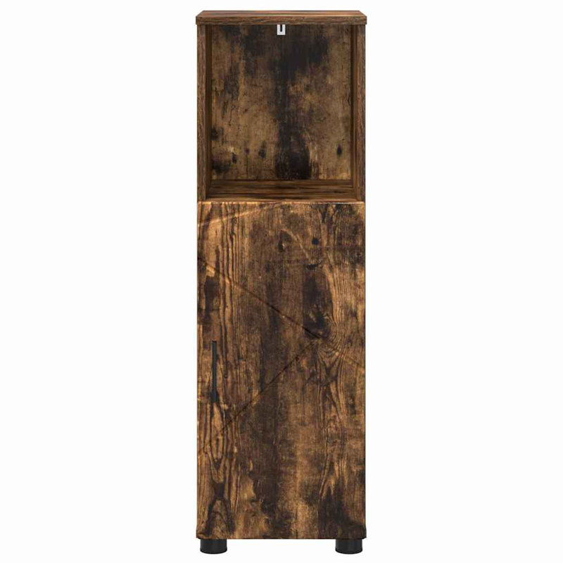 30cm Bathroom Vanity Base Only, Smoked Oak