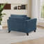 46.3" W Upholstered Accent Armchair With Pillows-710546260