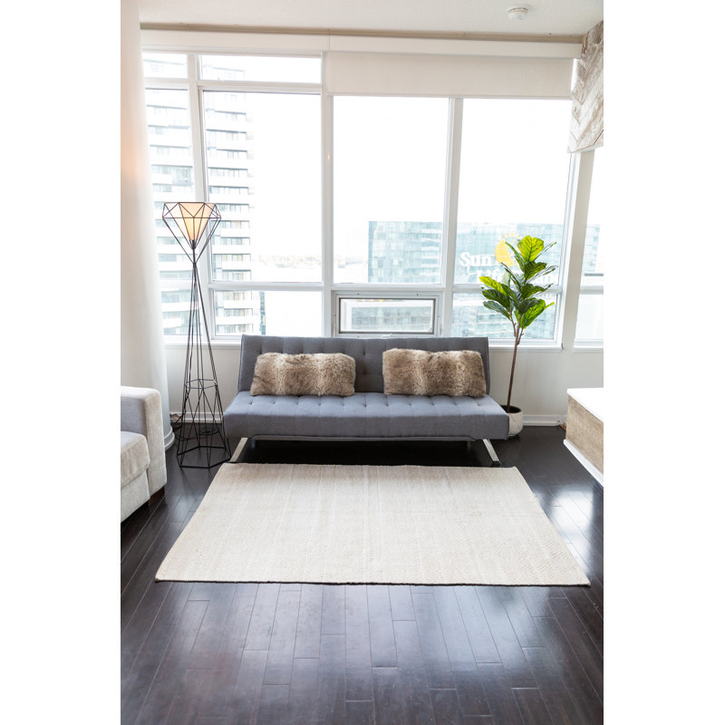 Shannock Cotton Chevron Indoor Rug, Rectangle 4' x 6'