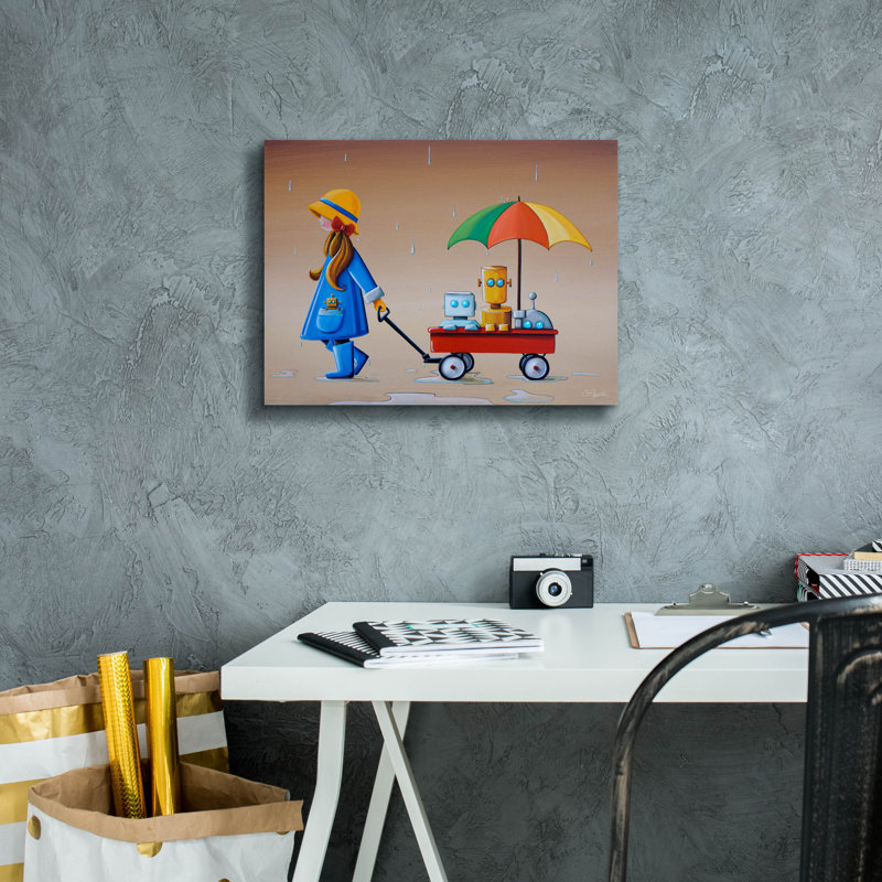 «Just an Rainy Day» par Cindy Thornton, H 12 po x l 16 po x P 0,75 po