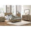 Weathered Pine Rustic Frame, Bedroom Queen Bed Choice, Furniture Frame-18461854