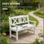 Banc de jardin de style nordique, banc de jardin en bois