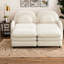 Canapé modulaire moderne en tissu Cloud Comfort