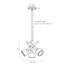 Pavo 4 - Light Chandelier
