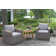 Genesis 3 Piece Teak Seating Group with Cushions