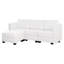 Canapé avec repose-pieds Contemporary DIY Collection