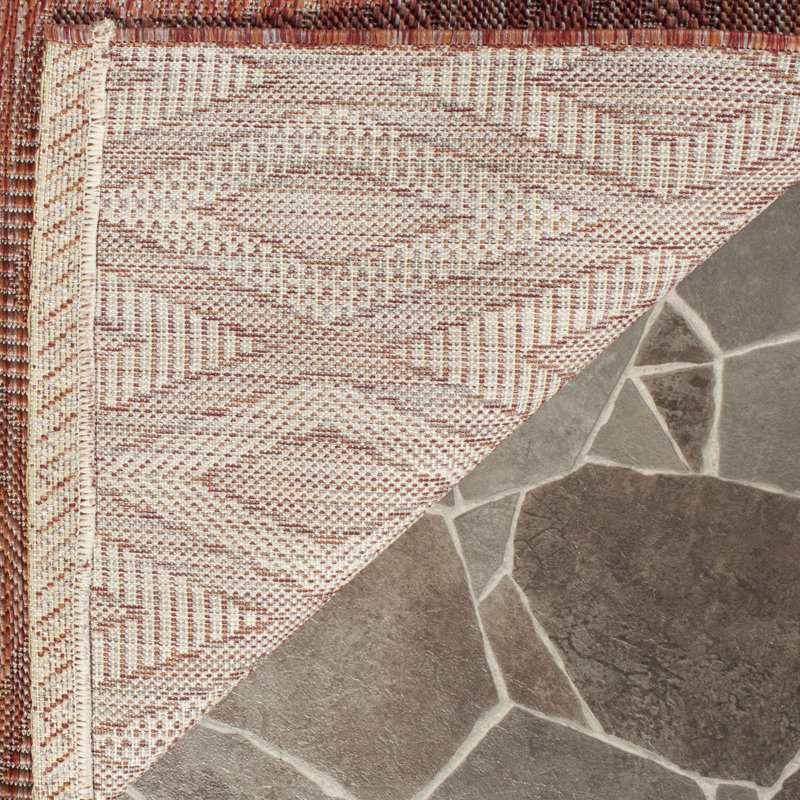 Jenessa Performance Geometric Indoor/Outdoor Area Rug, Rectangle 5'3" x 7'7"