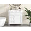 Meuble-lavabo de 30 po avec lavabo supérieur, meuble-lavabo moderne avec 2 tiroirs et tiroir escamotable, meuble-lavabo simple-117193995-117193994