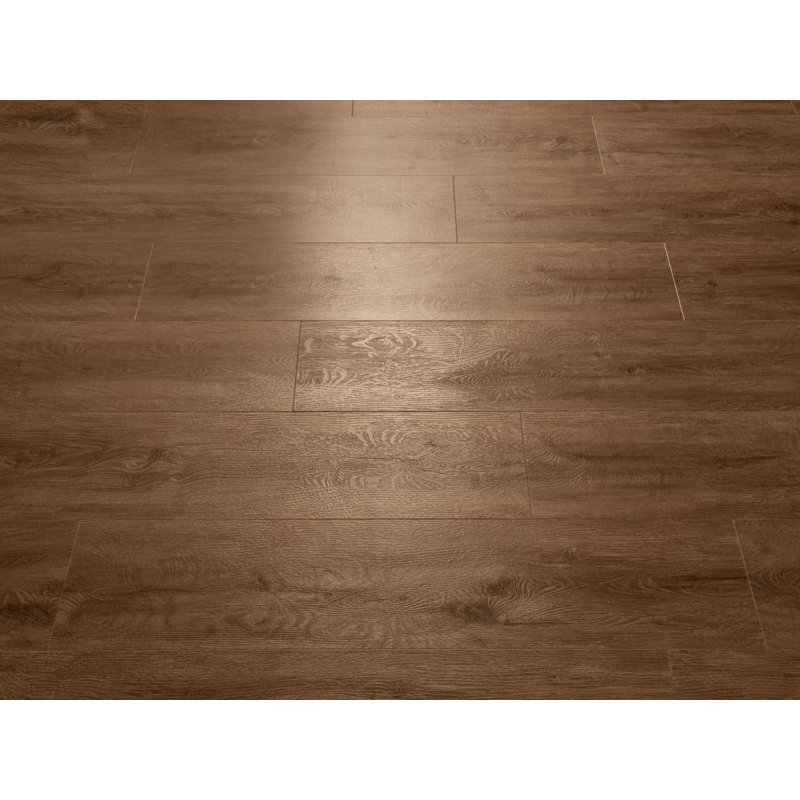 Stone Composite 8.98" x 46" x 5mm Click-Lock Luxury Vinyl Plank - Gray Oak (8-Pack), Forest Oak