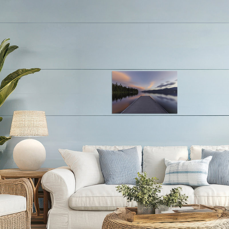 Toile empilée Priest Lake, conception par Jeff Poe, photographie, H 20 po x l 30 po