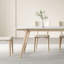 Cream style modern dining table and chair-105295619