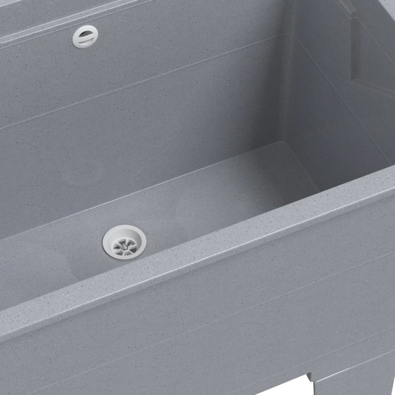  Laundry Tub Grey 59X41x75 Cm Resin