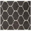 Myshaggy Collection Rugs Trellis Design in Dark Grey-1673984842