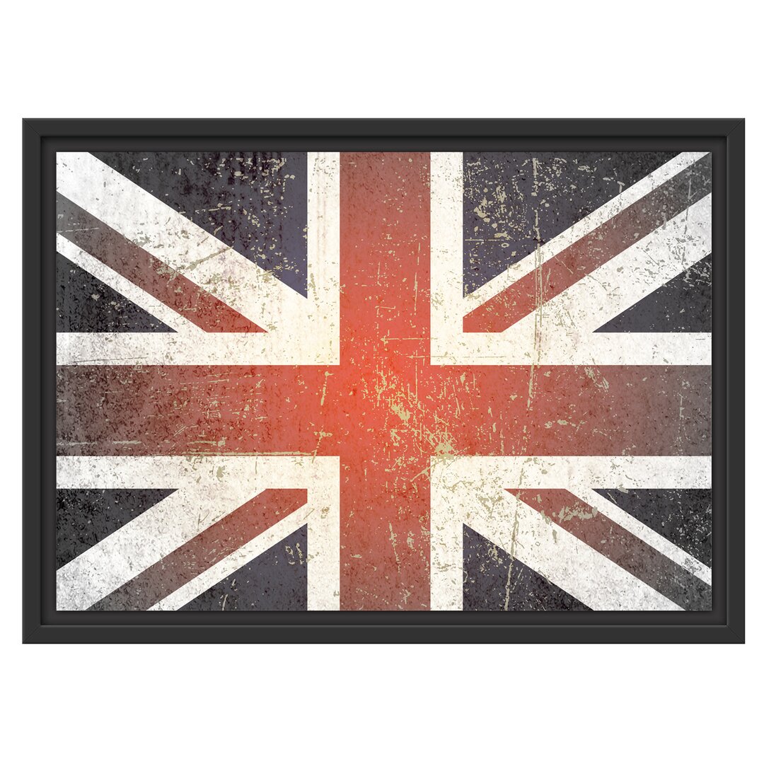 Gerahmtes Wandbild Britischer Union Jack