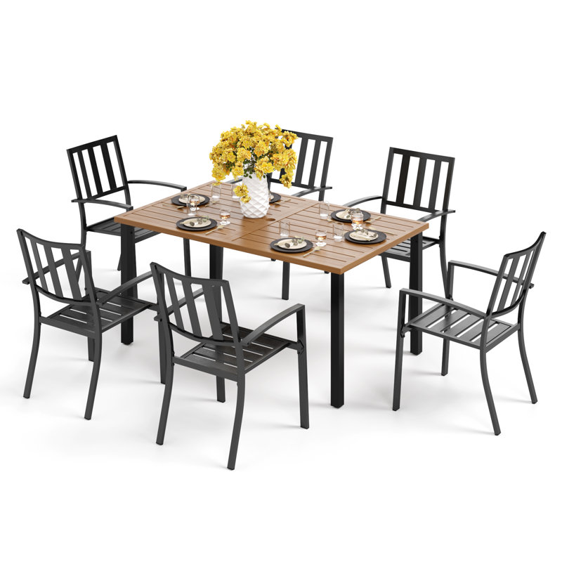 6 - Person Patio Dining Set with
