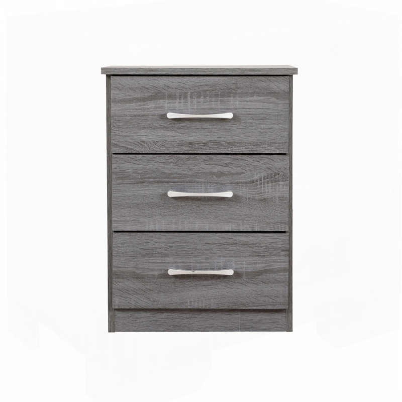 Table de chevet grise contemporaine