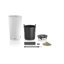 Grand pot de fleurs cylindrique en plastique auto-arrosant Cilindro Color 23 pour l'intérieur et l'extérieur, ardoise-760067261-760067263