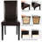 Espiye 18.7'' H Faux Leather Upholstered Parsons Chair-495201343