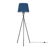 Anan Camden Tripod Copper Floor Lamp with Aspen Shade