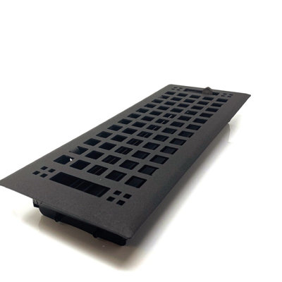 Madelyn Carter Solid Steel Artisan Vent Cover with Damper - Floor & Wall Register