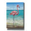 «Beach Walker Flamingo I» par Carolee Vitaletti, art mural sur toile-61718618