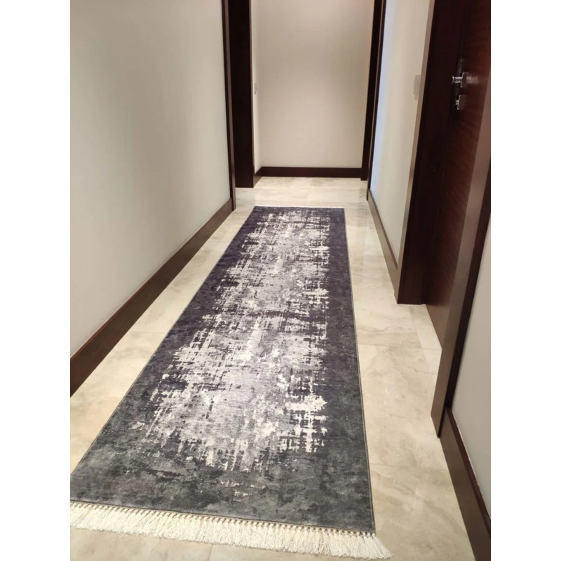 Tapis Masanao avec envers antidérapant, Tapis de couloir 2 pi 7 po x 8 pi 1 po