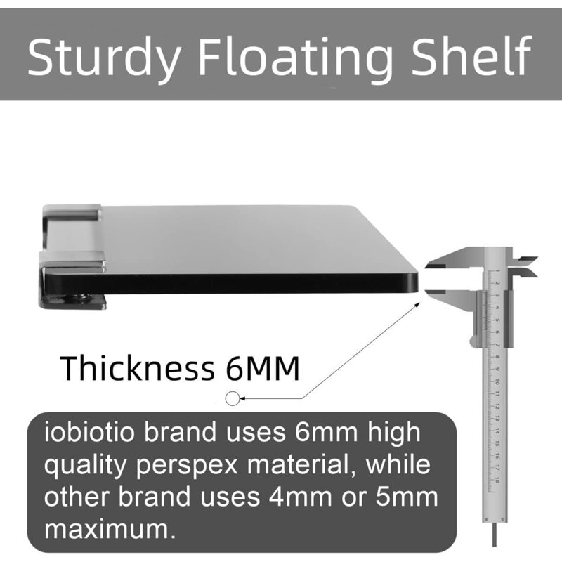 2 Piece Floating Shelf