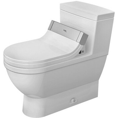 Starck 3 1.28 GPF Elongated One-Piece Toilet (Seat Not Included) -  Duravit, 2120510001