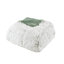 3 pièces d'édredon en fausse fourrure à poils longs 3 pièces pour lit double / grand lit, et agencement de couleur blanche, revers doux, - mini approuvé blanc, rembourrage, lavable à la machine au cycle délicat dans une laveuse de grande capacité, livré-118907605-118907606