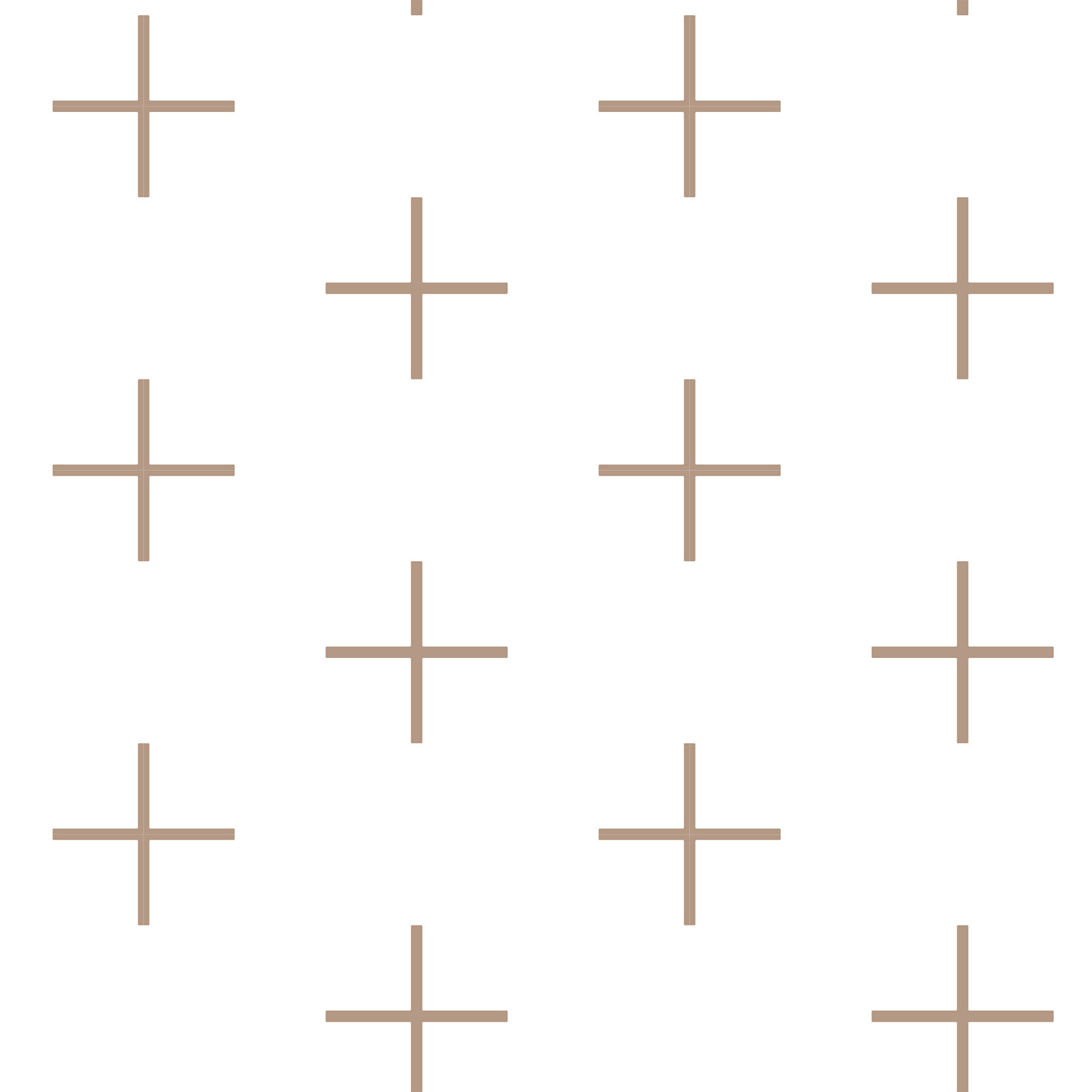 Addition Large Peel & Stick Wallpaper Roll, Brown/White, Non-pasted