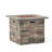 40,000 Fire Pit, 32'' Square , Concrete Grey Top, Built-In Tank Space , Lightweight Concrete, Top Look