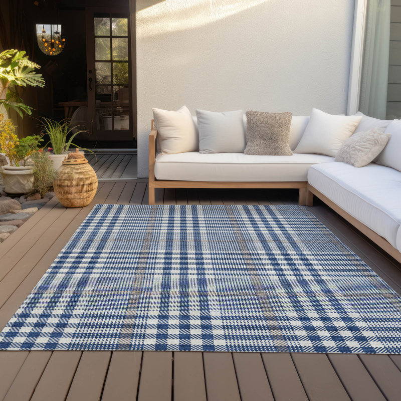 Tapis intérieur / extérieur lavable à la machine Chayden ACN1054, Rectangle 3' x 5'