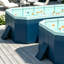 Piscine gonflable pliante en PVC 1,8
