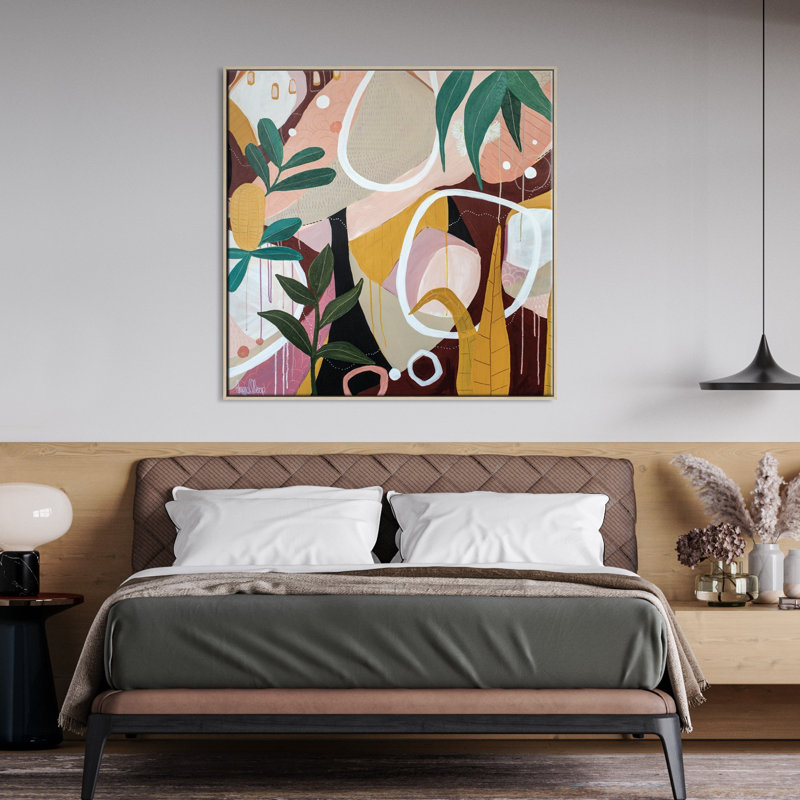 Beach Track by Lizzie Alsop - Print, Brown Wood Framed, 102" H x 102" W x 1.5" D
