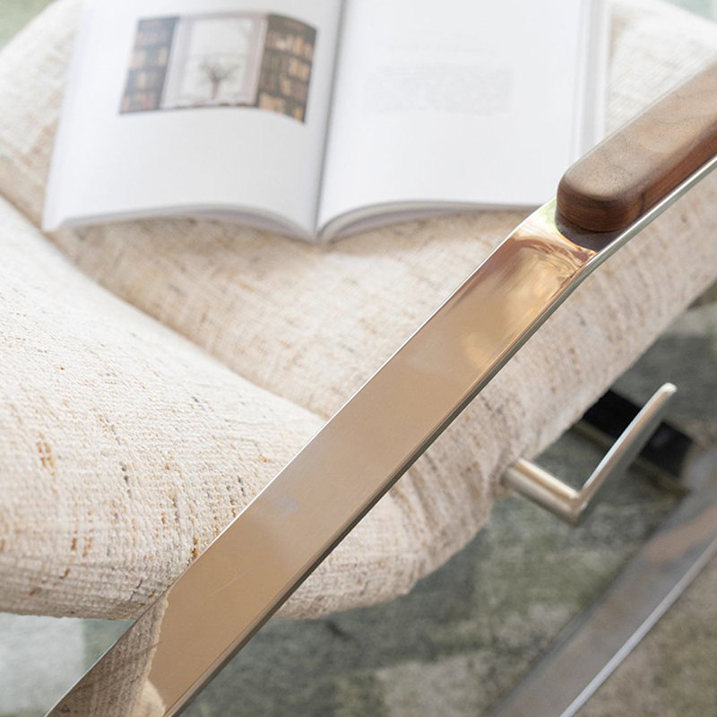 Chaise berçante ajustable en métal Living Room