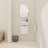 16" Floating Wall-Mounted Bathroom Vanity