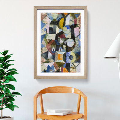 Yellow Half-Moon by Paul Klee - Framed Print