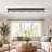 1-Light 45.28" Black LED Dimmable Flush Mount