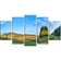 DesignArt Long Panorama With Little Forest On Canvas 5 Pieces Print ...