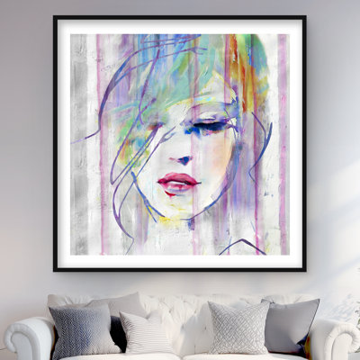 Abstract beauty - Framed Matted Print for Bedroom Decor