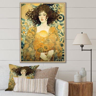 Femme chef-d'œuvre sur toile