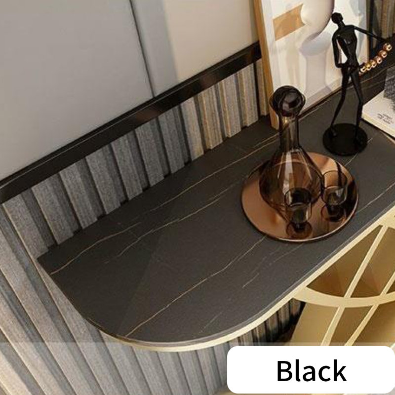Console Table, Black/Gold, 31.5" H x 59" W x 11.8" D