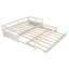 Lit de jour extensible avec couchette, lit de jour en bois avec couchette-118022181