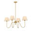 Lustre traditionnel 4 lumières à intensité variable Beacon